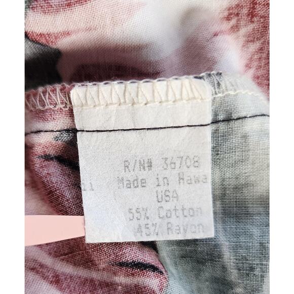 Vintage Kalaheo Shirt Mens Medium Black Aloha Hawaii Surf Club Hawaiian Tropical - Picture 7 of 9